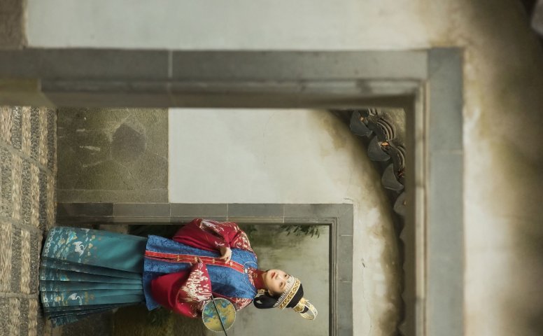 《仿《父张济氏母赵氏像》中明代仕女》[11P]